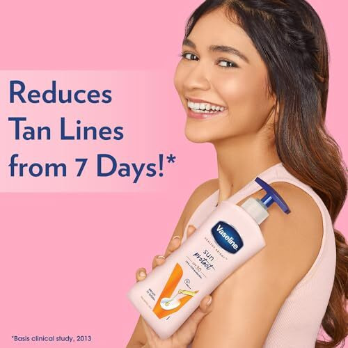 Vaseline Sun Protect Spf 30 Body Lotion, Reduces Tan Lines In 7 Days, Uva + Uvb Pa+++ Sun Protection, 600Ml