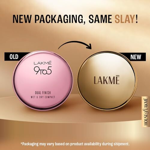 Lakme 9 To 5 Primer With Matte Powder Foundation Compact, Natural Almond, 9G
