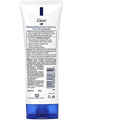 Dove Beauty Moisture Conditioning Face Wash Cleanser, 50 Ml