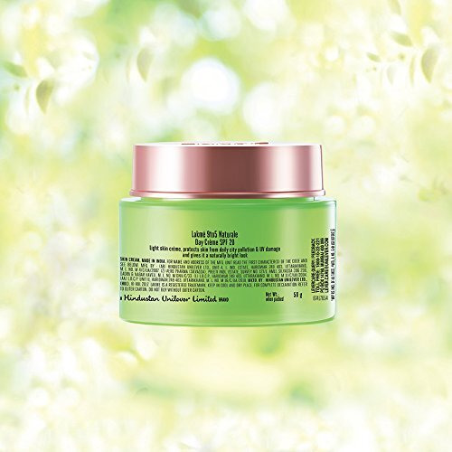 Lakm 9 To 5 Naturale Day Cream, Spf 20 Pa++ With Aloe Vera For Hydrated Skin, 50 G
