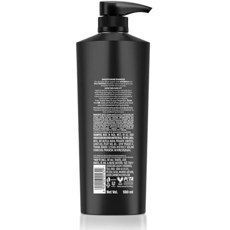 Tresemme Smooth & Shine Shampoo 580 Ml, With Biotin & Silk Proteins For Silky Smooth Hair - Moisturises Dry & Frizzy Hair, For Men & Women