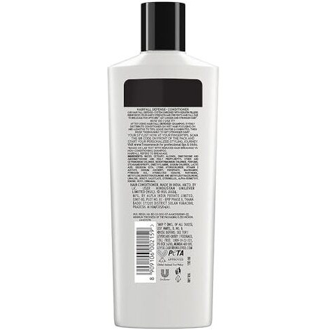 Tresemme Hair Fall Defence Conditioner 190 Ml, With Keratin, Hair Fall Control And Longer, Stronger Hair -Deep Conditions Damaged Hair For Men & Women