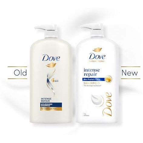 Dove Intense Repair Shampoo For Dry & Damaged Hair, 1 Ltr