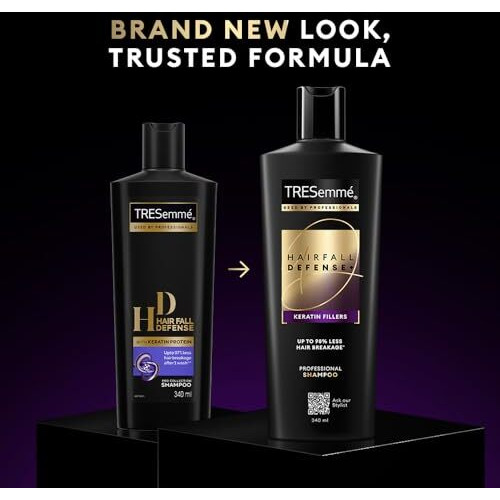 Tresemme Hair Fall Defence Shampoo 1 L, With Keratin For Hair Fall Control And Longer, Stronger Hair - Anti Hairfall For Damaged Hair, For Men & Women