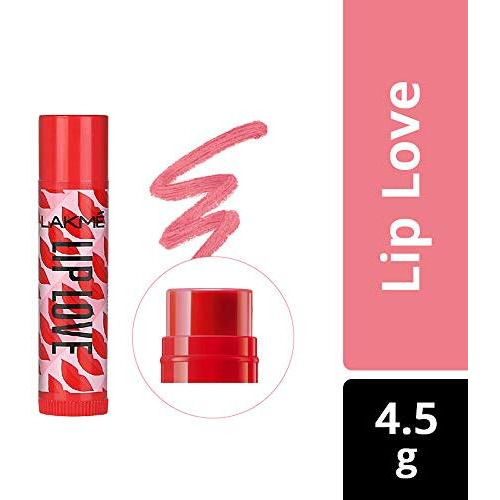 Lakme Lip Love Chapstick Cherry, Lip Balm With Spf 15, 4.5 G
