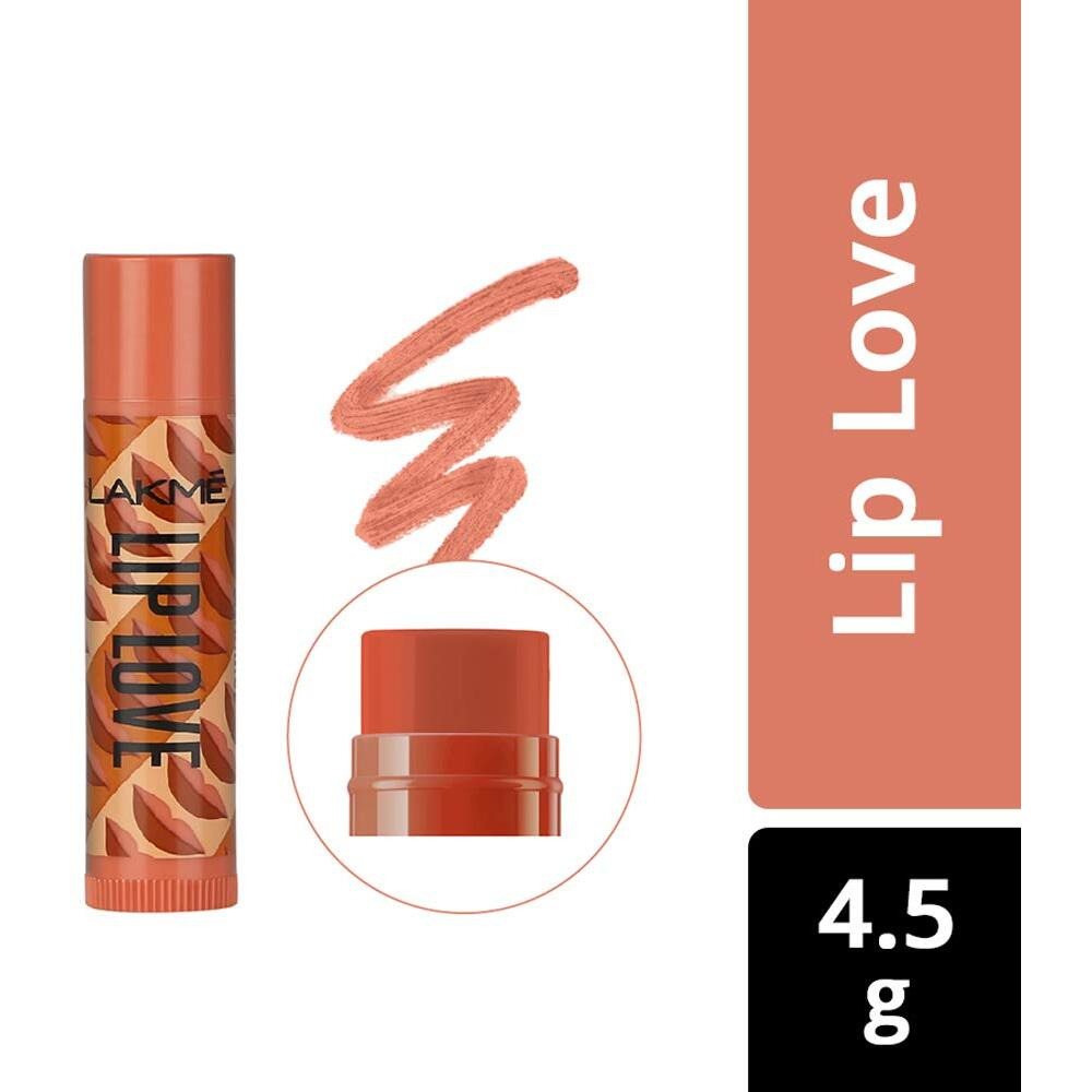Lakme Lip Love Chapstick Caramel, 4.5 G