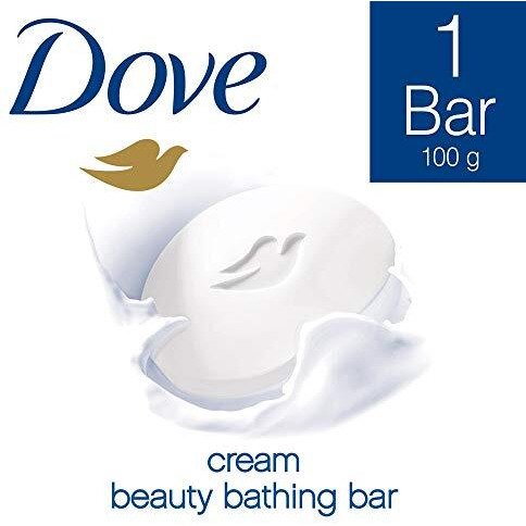 Dove Cream Beauty Bathing Bar With  Moisturizing Cream To Give You Softer, Smoother Skin, 100 G