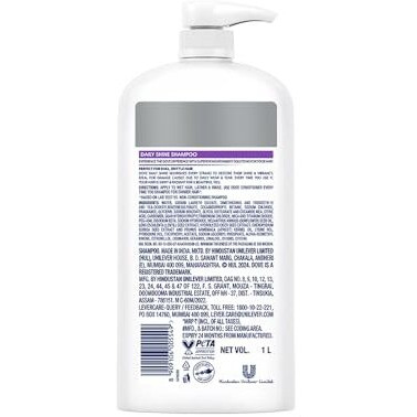 Dove Daily Shine Shampoo For Dull Hair, 1 Ltr
