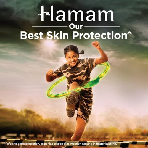 Hamam New Bathing Soap (Pack Of 8) With 100% Pure Neem Oil Which Helps Protects Your Skin From Pimples And Other Skin Problems