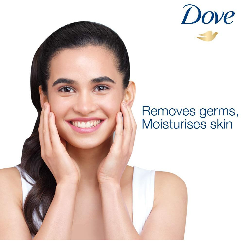 Dove Care & Protect Moisturising Cream Beauty Bathing Bar, 100 G (Buy 3 & Get 1 Free)