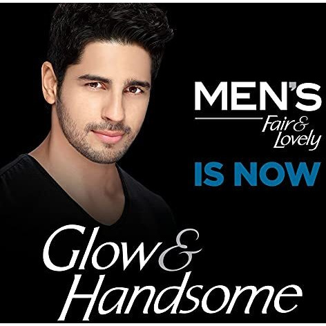 Fair & Lovely Glow & Handsome Instant Brightness Rapid Action Facewash, 100 G