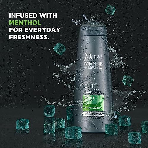 Dove Men+Care Fresh & Clean 2In1 Shampoo+Conditioner, 340 Ml
