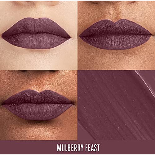 Lakm Absolute Matte Melt Liquid Lip Color, Velvety Matte Finish, Longlasting For Up To 16 Hours, Transfer Proof, With Rosehip Oil, Liquid Lipstick - Mulberry Feast