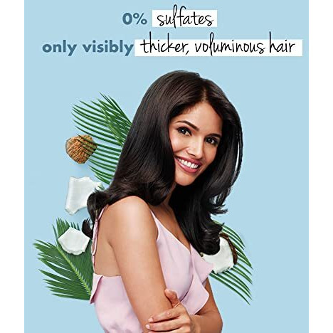 Love Beauty & Planet Coconut Water And Mimosa Flower Sulfate Free Volume And Bounty Shampoo|| No Parabens|| No Dyes|| 100% Organic Coconut Oil|| 400Ml