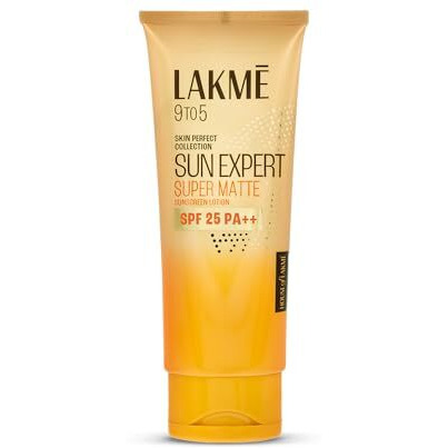 Lakm Sun Expert Spf 25 Pa++ Super Matte Lotion Sunscreen For All Skin Type, Lightweight, Non Sticky,50Ml Pack Of 1