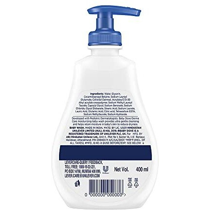 Baby Dove Derma Protect Moisturising Wash 400Ml