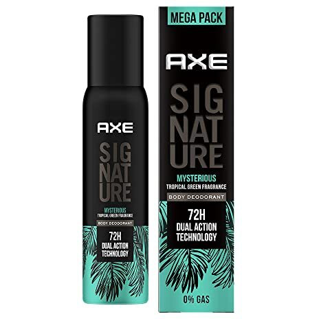 Axe Signature Mysterious Long Lasting No Gas Body Perfume Spray For Men 200 Ml