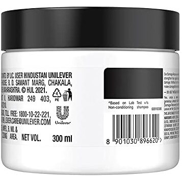 Tresemme Pro Pure Damage Recovery Mask, With Fermented Rice Water, Sulphate Free & Paraben Free, For Damaged Hair, 300 Millilitre, Sunflower