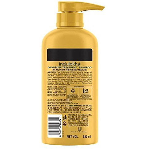 Indulekha Dandruff Treatment Shampoo 580 Ml
