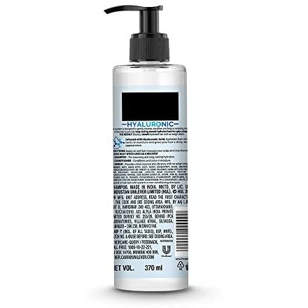 Tresemme Hyaluronic Moisture Boost Shampoo, With Hyaluronic Acid, Sulphate Free & Paraben Free, For Dry Hair, 370 Ml