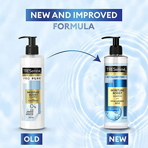 Tresemme Hyaluronic Moisture Boost Shampoo, With Hyaluronic Acid, Sulphate Free & Paraben Free, For Dry Hair, 370 Ml