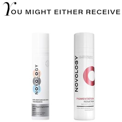 Novology Pigmentation Reduction Moisturiser For Dark Spots, Acne Marks And Uneven Skin Tone|Suitable For All Skin Types| 50G, Spf 30