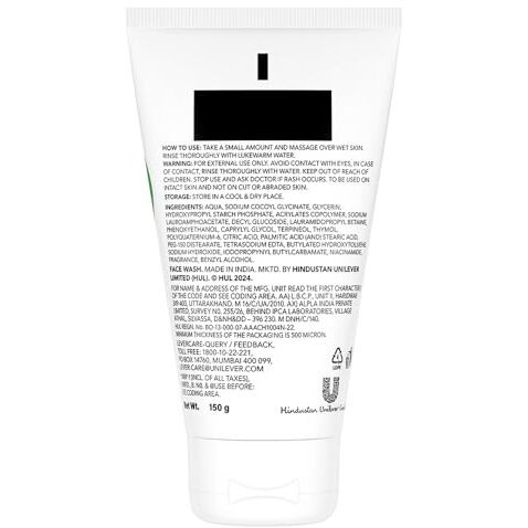 Novology Acne Deep Clearing Cleanser With Thymol+Terpineol| Face Wash For Acne,Whiteheads,Blackheads| Gentle, Non-Drying Formula, Suitable For Sensitive Skin| 150Ml