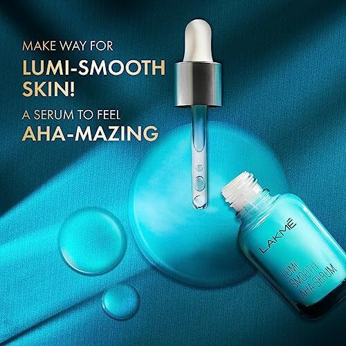 Lakm 8% Aha-Bha-Pha+ Complex Lumi Smooth Serum For Luminous Skin & Improved, Smooth Skin Texture, 30Ml