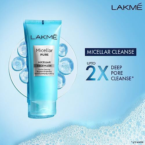 Lakm Micellar Pure Facewash For Deep Pore Cleanse 100G