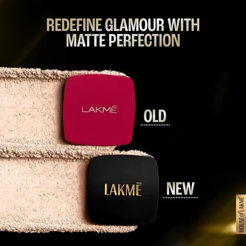 Lakm Forever Matte Compact, Smooth Finish For Normal Skin , Lasts For 12 Hrs, Even Toned Look, Shell, 9G, Black