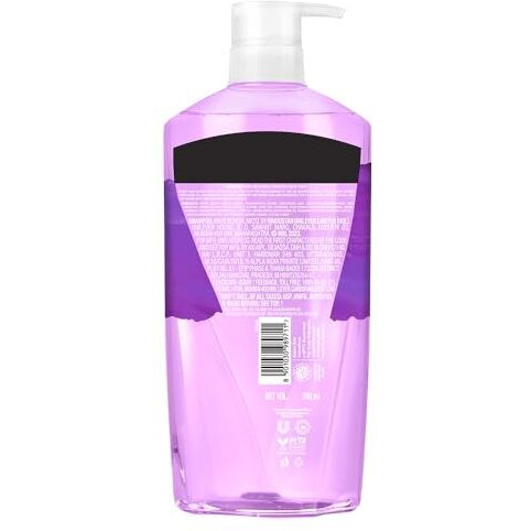 Sunsilk Argan Oil & Rosemary Frizz Smooth Oil Blends Shampoo | For Frizzy Hair | With No Added Parabens | 700 Ml