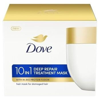 Dove Deep Repair Treatment Hair Mask For Damaged Hair With Bio Protein Care Sulphate & Paraben Free 120 Ml