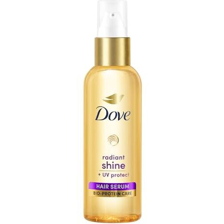 Dove Radiant Shine + Uv Protect Hair Serum For Dry & Frizzy Hair 48Ml