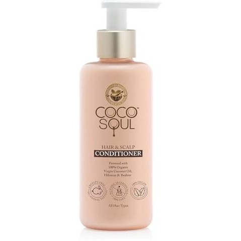 Coco Soul Hair + Scalp Conditioner With Coconut & Ayurveda For Frizz-Free | Shiny | Strong & Silky Hair Paraben & Sulphate Free | 200Ml