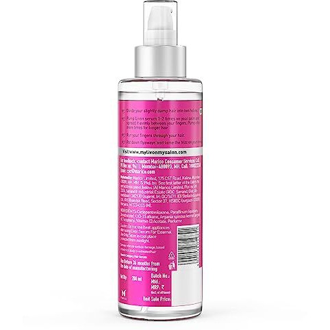 Livon Hair Serum, For Dry & Frizzy Hair | Provides Shine, Smoothness & Damage Protection| Leave In Serum For Women & Men| With Vitamin E & Argan Oil | 200Ml