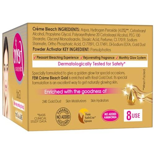 Fem Fairness Naturals Gold Skin Bleach, 64G