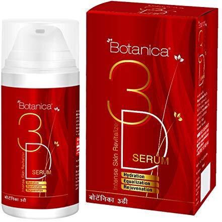 Botanica 3D Serum - 30Ml | Intense Revitalizer Serum | Reduces Dryness & Fine Lines | Rejuvenating & Hydrating | Reduces Pigmentation & Redness | Enriched With Niacinamide & Glycerine