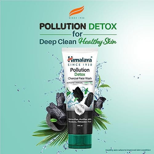 Himalaya Pollution Detox Charcoal Face Wash | 100Ml