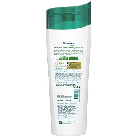 Himalaya Gentle Daily Care Natural Protein Shampoo, With Chickpea, Licorice & Amla, For Women & Men, 340 Ml