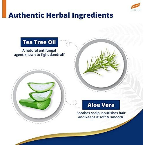 Himalaya Anti-Dandruff Tea Tree Shampoo, Removes Up To 100% Dandruff, Soothes Scalp & Nourishes Hair, With Tea Tree Oil And Aloe Vera, For Men And Women, 80Ml