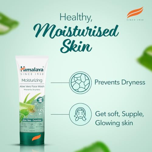 Himalaya Moisturizing Aloe Vera Face Wash 200Ml (Pack Of 2)