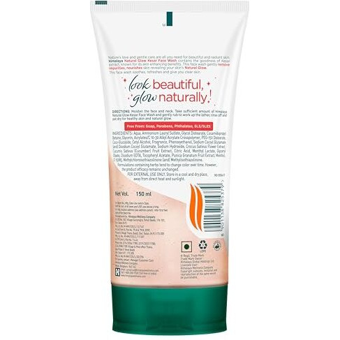 Himalaya Natural Glow Kesar Face Wash (Pack Of 2)