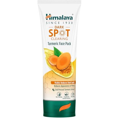 Himalaya Wellness Company Himalaya Dark Spot Clearing Turmeric Face Pack|Organically Sourced Turmeric|Reduce Dark Spots In 7 Days|Gives Radiant Skin|100G