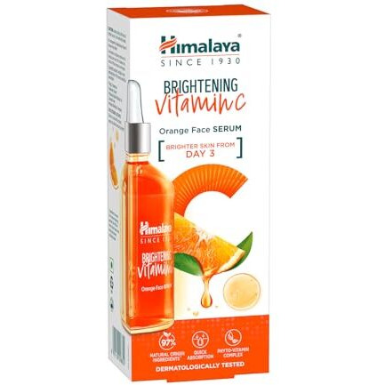Himalaya Brightening Vitamin C Serum I 5X Vitamin C & 10 X Niacinamide I Brighter Skin From Day 3 | 15 Ml