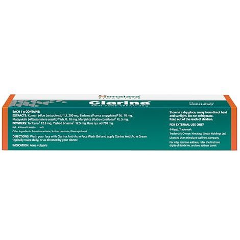 Himalaya Herbals Clarina Anti-Acne Cream |30G