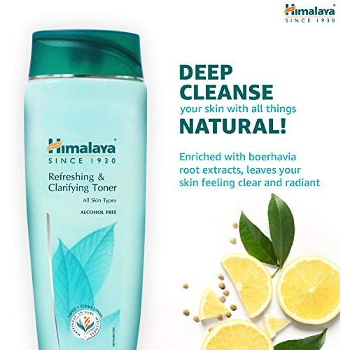 Himalaya Refreshing And Clarifying Toner Liquid With Citrus Limon, Lentil And Boerhavia Root, Pack Of 1, 100Ml