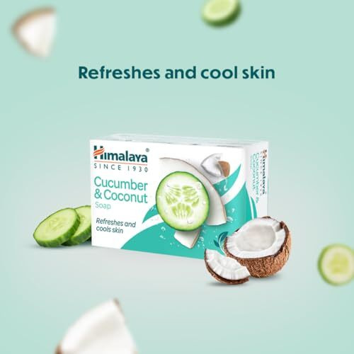 Himalaya Since 1930 Himalaya Refreshing Cucumber Soap And Coconut Soap, 125G