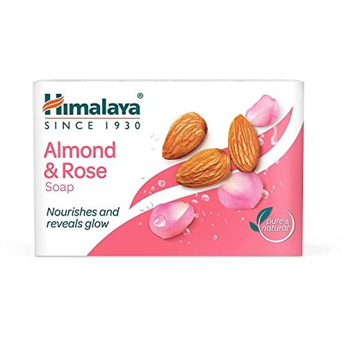 Himalaya Herbals Moisturizing Almond And Rose Soap, 125G