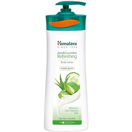 Himalaya Herbals Refreshing Body Lotion, Aloe And Cucumber, 400Ml