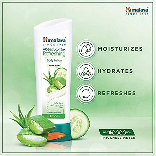 Himalaya Herbals Refreshing Body Lotion, Aloe And Cucumber, 400Ml